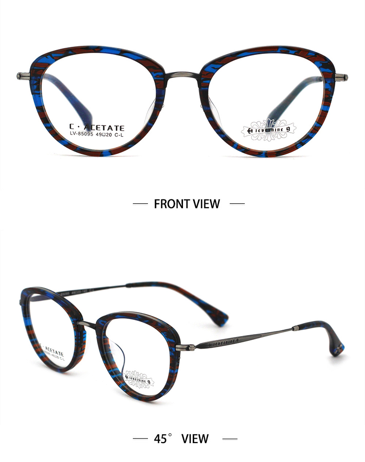 Arma&ccedil;&otilde;es de &oacute;culos de olho de gato de designer SKU-L