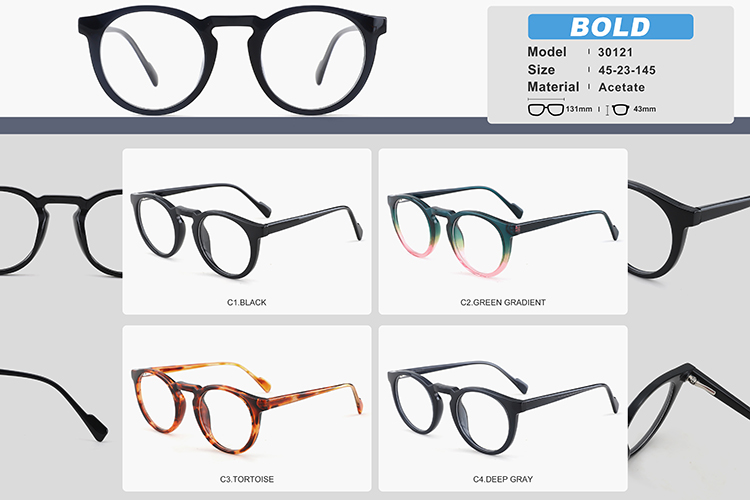 Arma&ccedil;&otilde;es de &oacute;culos de acetato no atacado YC30121