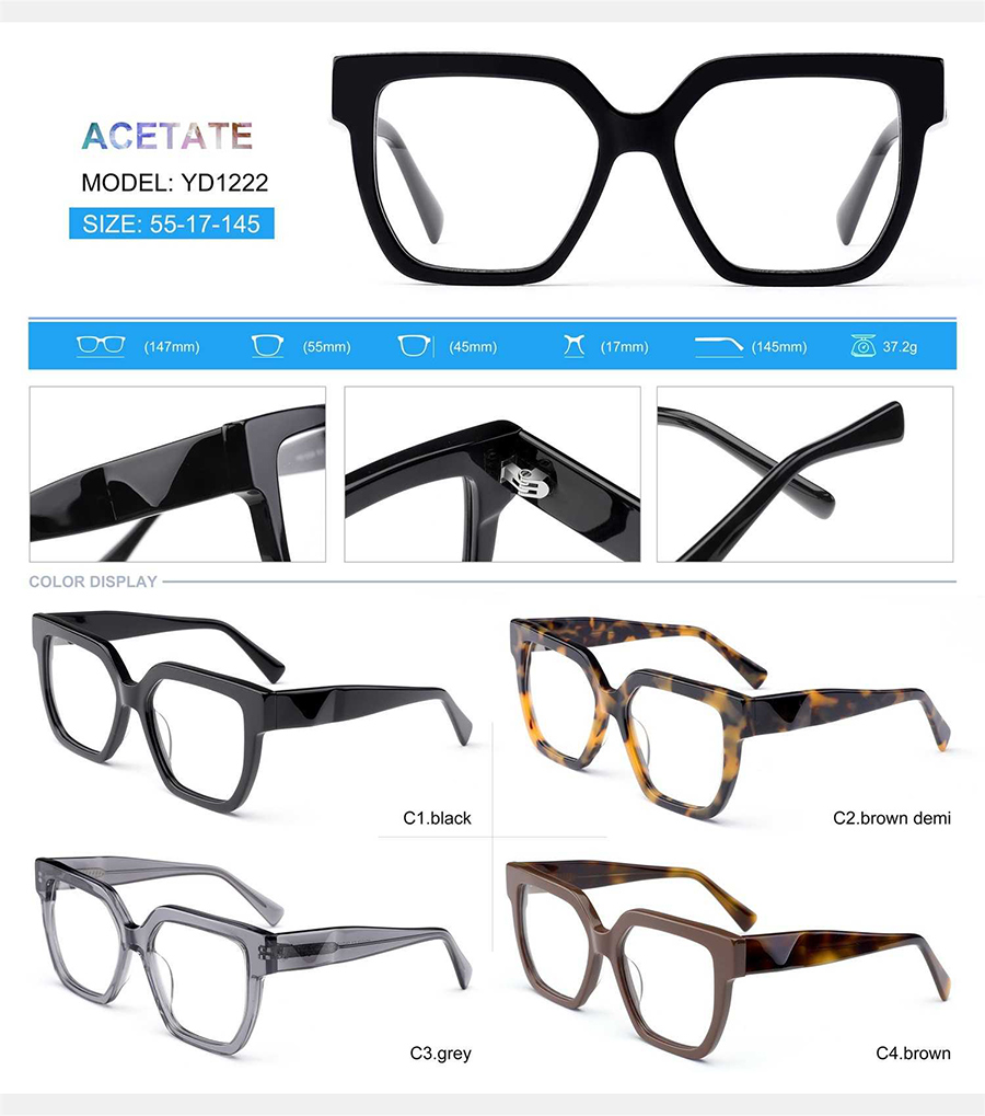 arma&ccedil;&otilde;es de &oacute;culos de alta qualidade YD1222