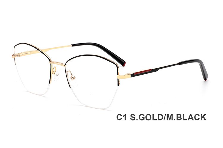 Armações de óculos de metal por atacado H8341B