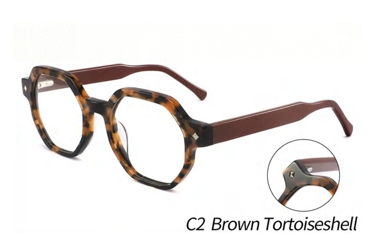 Armações de óculos de acetato por atacado FG1563