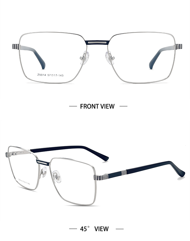 Fabricantes de &oacute;culos com arma&ccedil;&atilde;o de metal quadrado