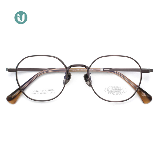 Armações de óculos de titânio no atacado 88197