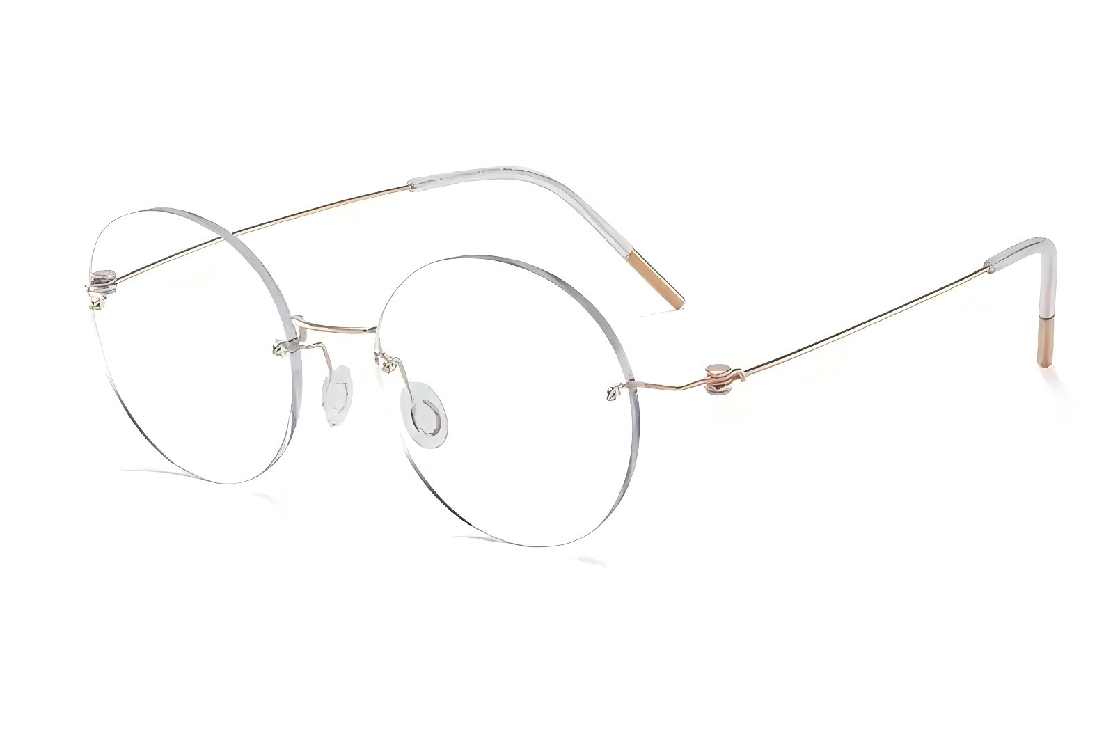 &Oacute;culos retr&ocirc; redondos sem aro