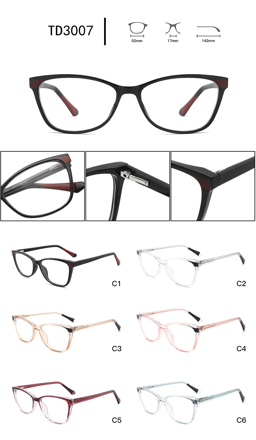 arma&ccedil;&otilde;es de &oacute;culos de grife masculinas TD3007