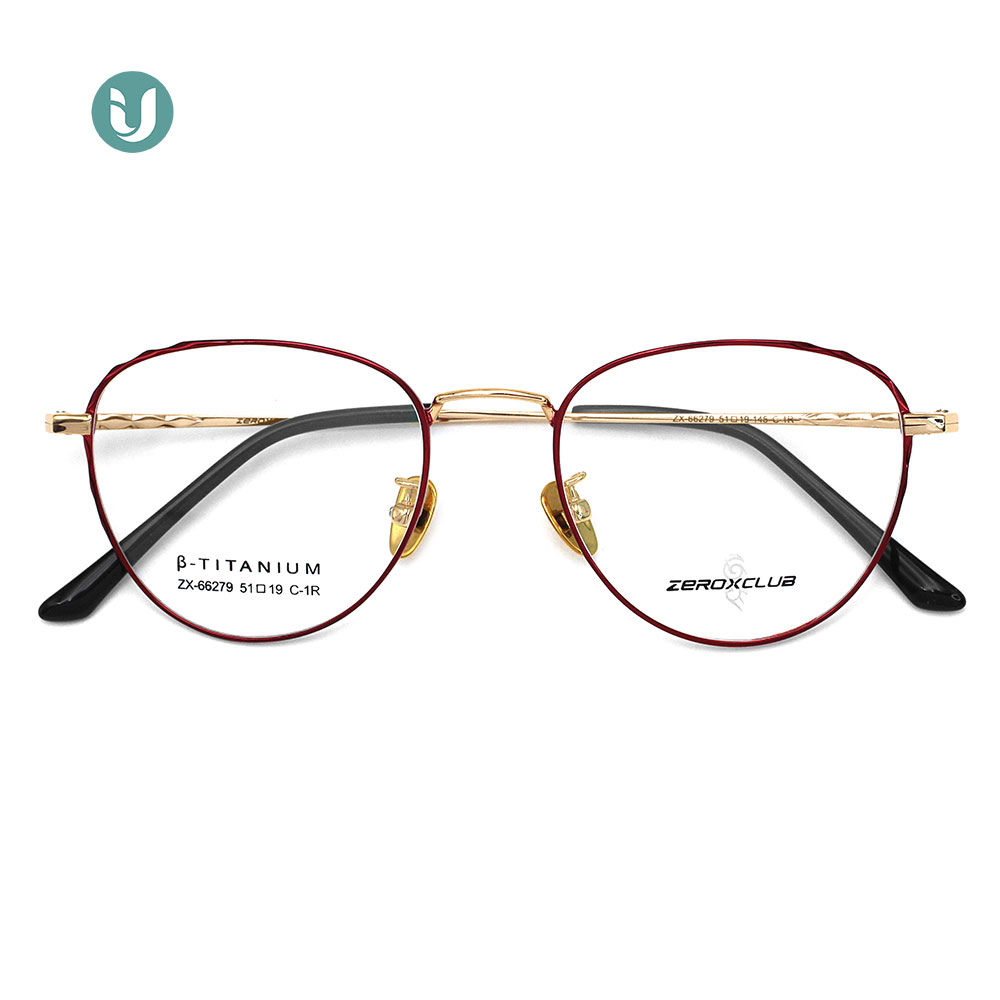 Armação de óculos de titânio por atacado 66279