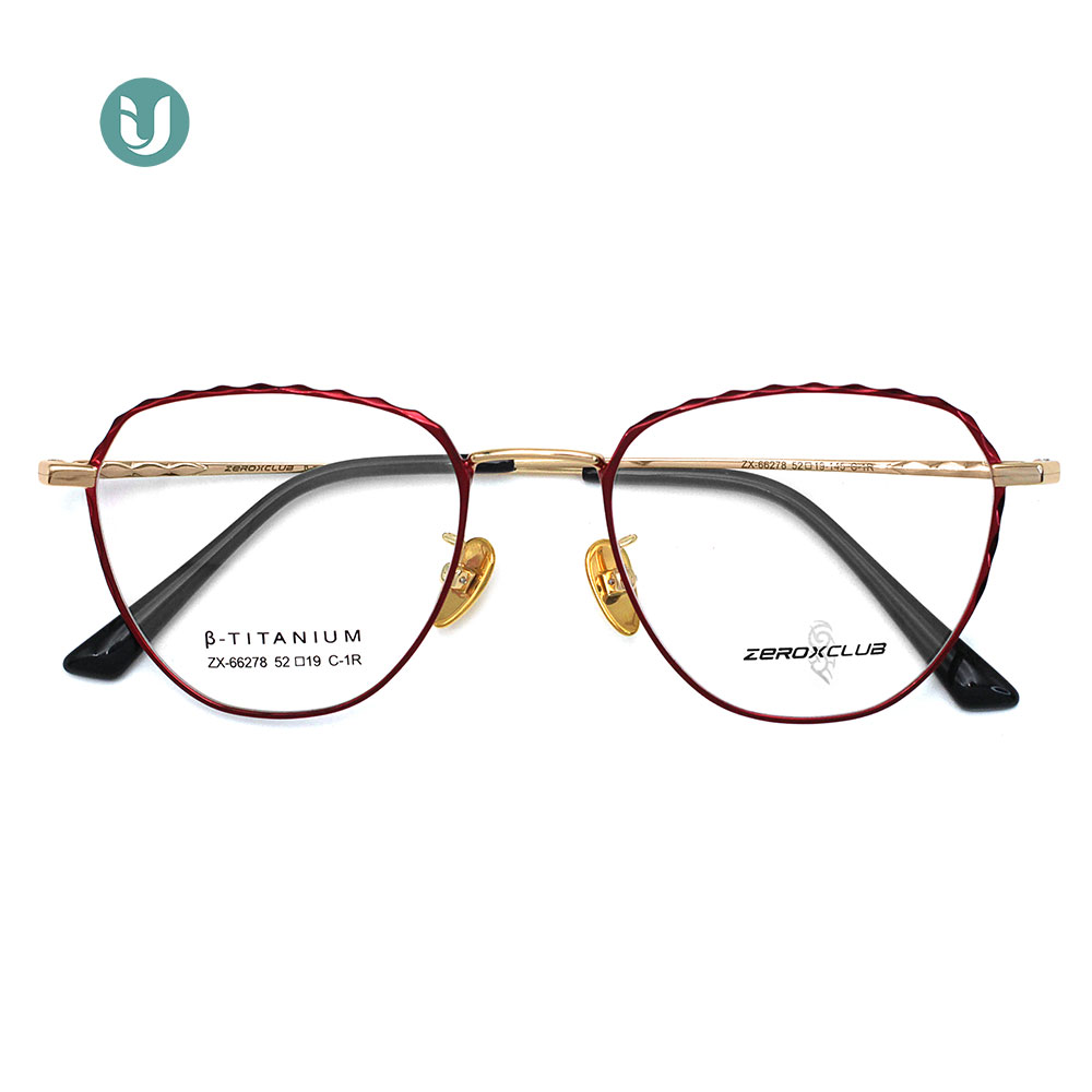 Armação de óculos de titânio por atacado 66278