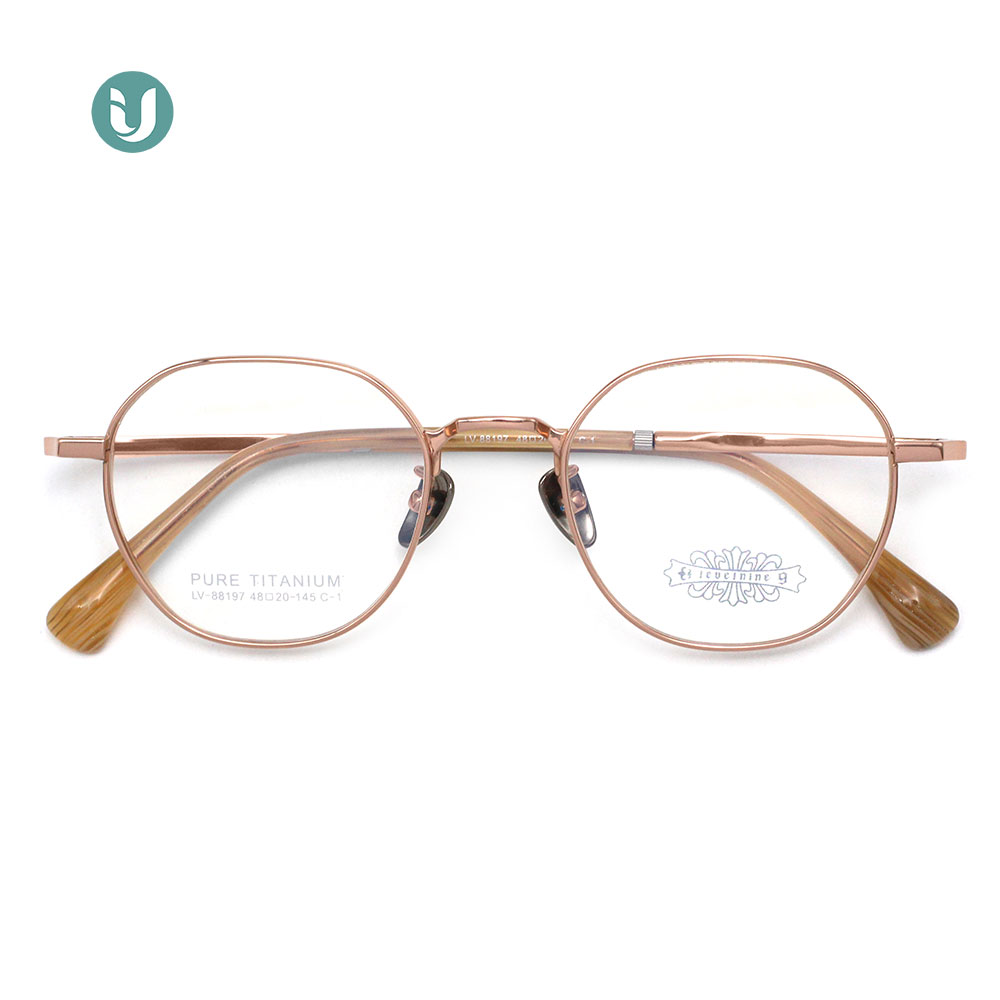 Armações de óculos de titânio no atacado 88197