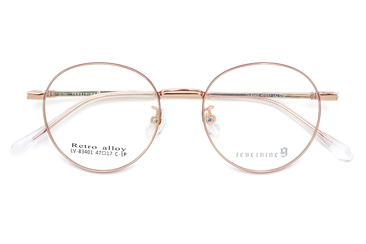 Arma&ccedil;&otilde;es de lentes met&aacute;licas - ouro rosa