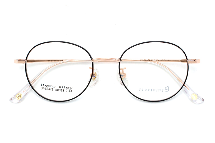 Arma&ccedil;&atilde;o de &Oacute;culos Metal - Preto e Dourado