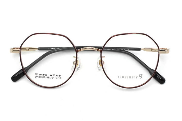 &Oacute;culos de Metal - Vermelho