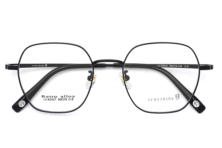 &Oacute;culos de Arma&ccedil;&atilde;o Quadrada Grande - Preto