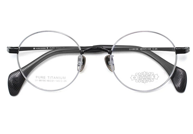 Armações de óculos de titânio no atacado 88196