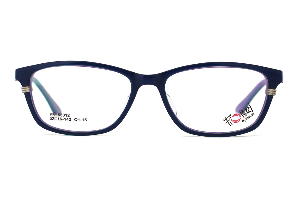 Armações de óculos de acetato no atacado 55012