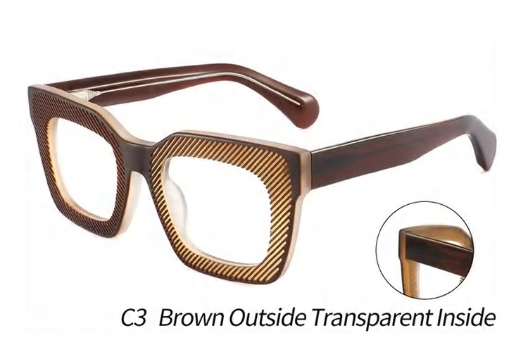 Armações de óculos de acetato no atacado YD1168