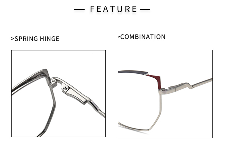 &Oacute;culos de metal para olhos de gato IU-LM1004_03