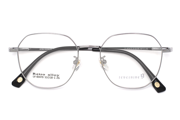 &Oacute;culos Masculino Metal - Cinza