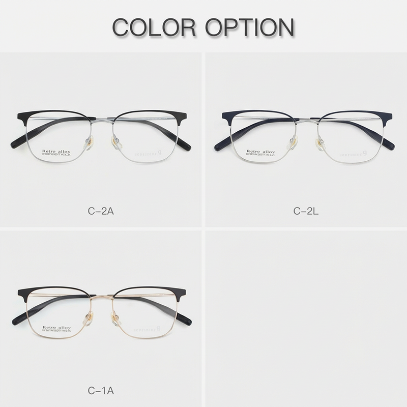 Arma&ccedil;&otilde;es de &oacute;culos de metal LevelNine S8374000013 