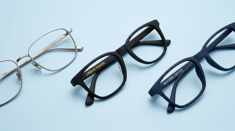 Logotipo personalizado em arma&ccedil;&otilde;es de &oacute;culos no atacado