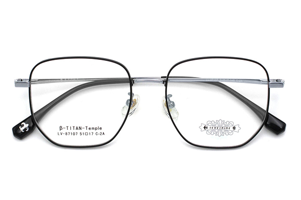Armações de óculos de titânio no atacado 87107