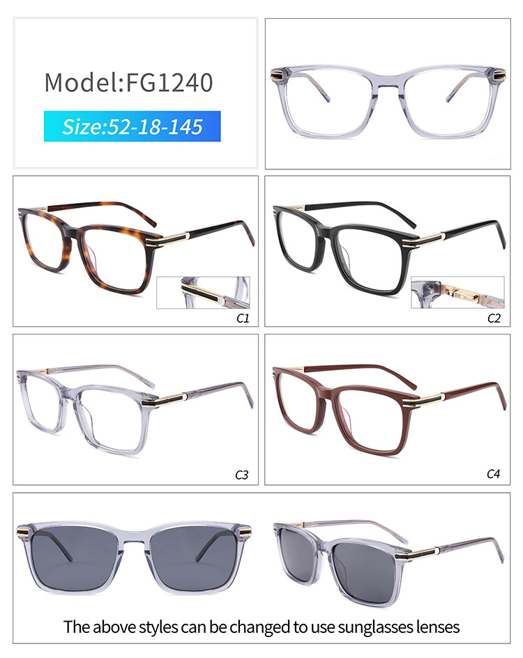 FG1240 - arma&ccedil;&otilde;es &oacute;pticas de acetato