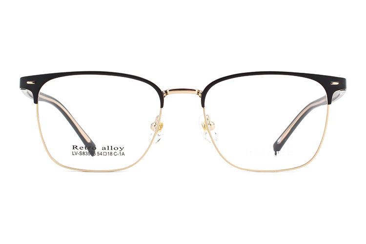 Armações de óculos de metal por atacado S83595