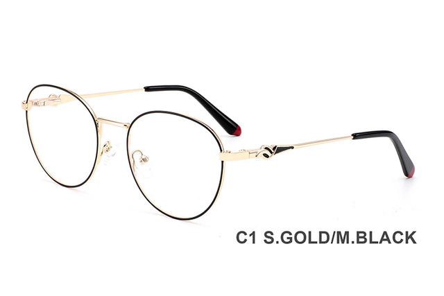 Armações de óculos de metal por atacado H8347A