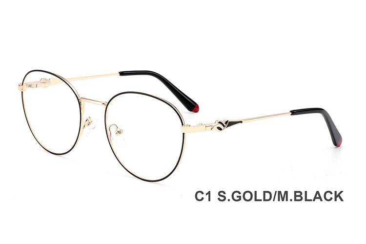Armações de óculos de metal por atacado H8347A