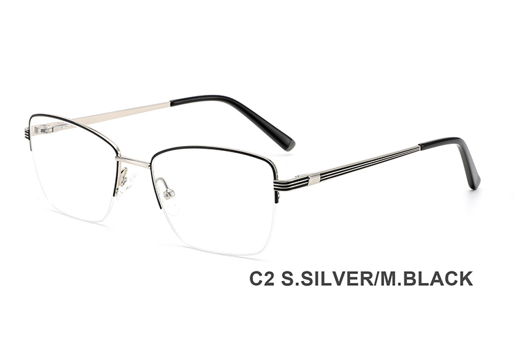 Armações de óculos de metal por atacado H8344A