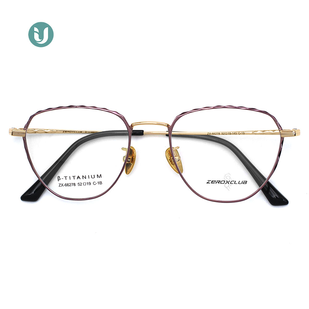 Armação de óculos de titânio por atacado 66278