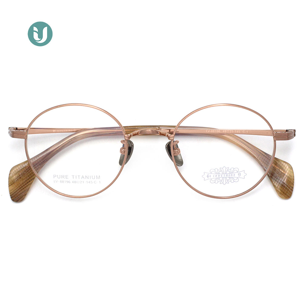 Armações de óculos de titânio no atacado 88196