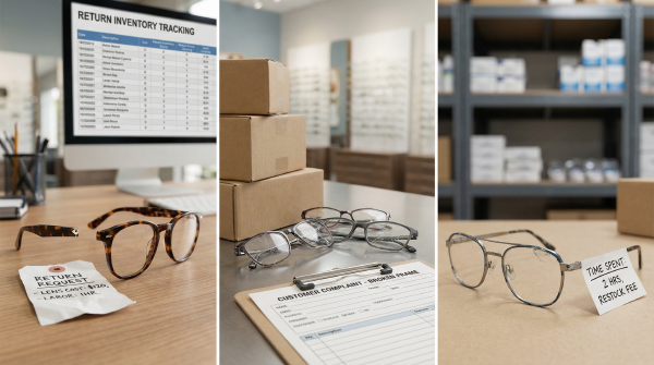 Por que as altas taxas de retorno est&atilde;o drenando os lucros da sua loja &oacute;ptica