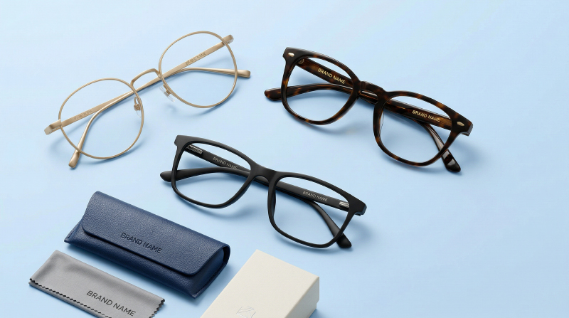 Arma&ccedil;&otilde;es de &oacute;culos de marca pr&oacute;pria no atacado