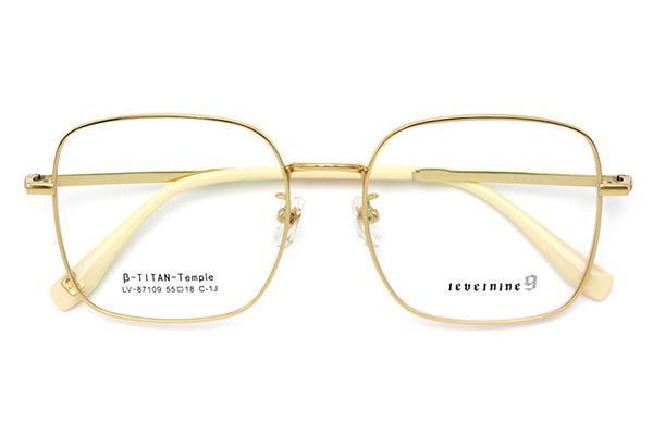 Armação de óculos de titânio integral 87109