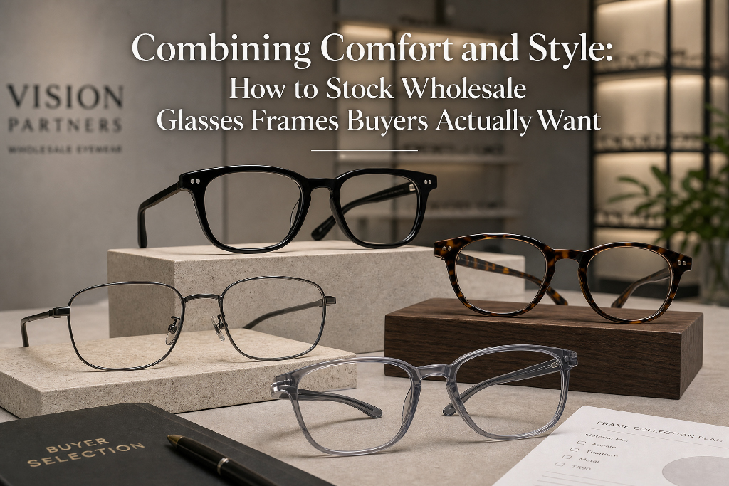 Combinando conforto e estilo: como estocar armações de óculos no atacado que os compradores realmente desejam