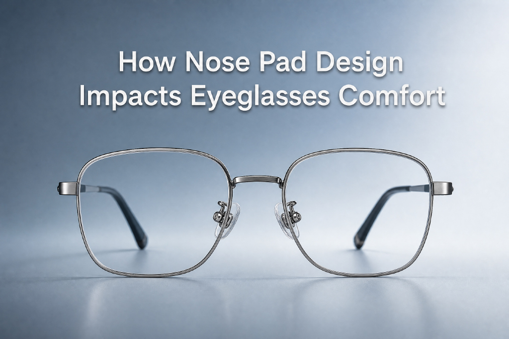 Como o design da almofada nasal afeta o conforto dos óculos: um guia de fornecimento para varejistas