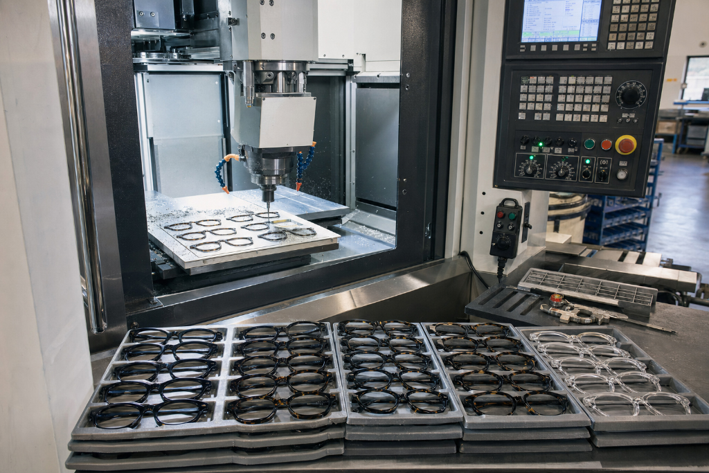 Produ&ccedil;&atilde;o de molduras de acetato feitas &agrave; m&aacute;quina.jpg